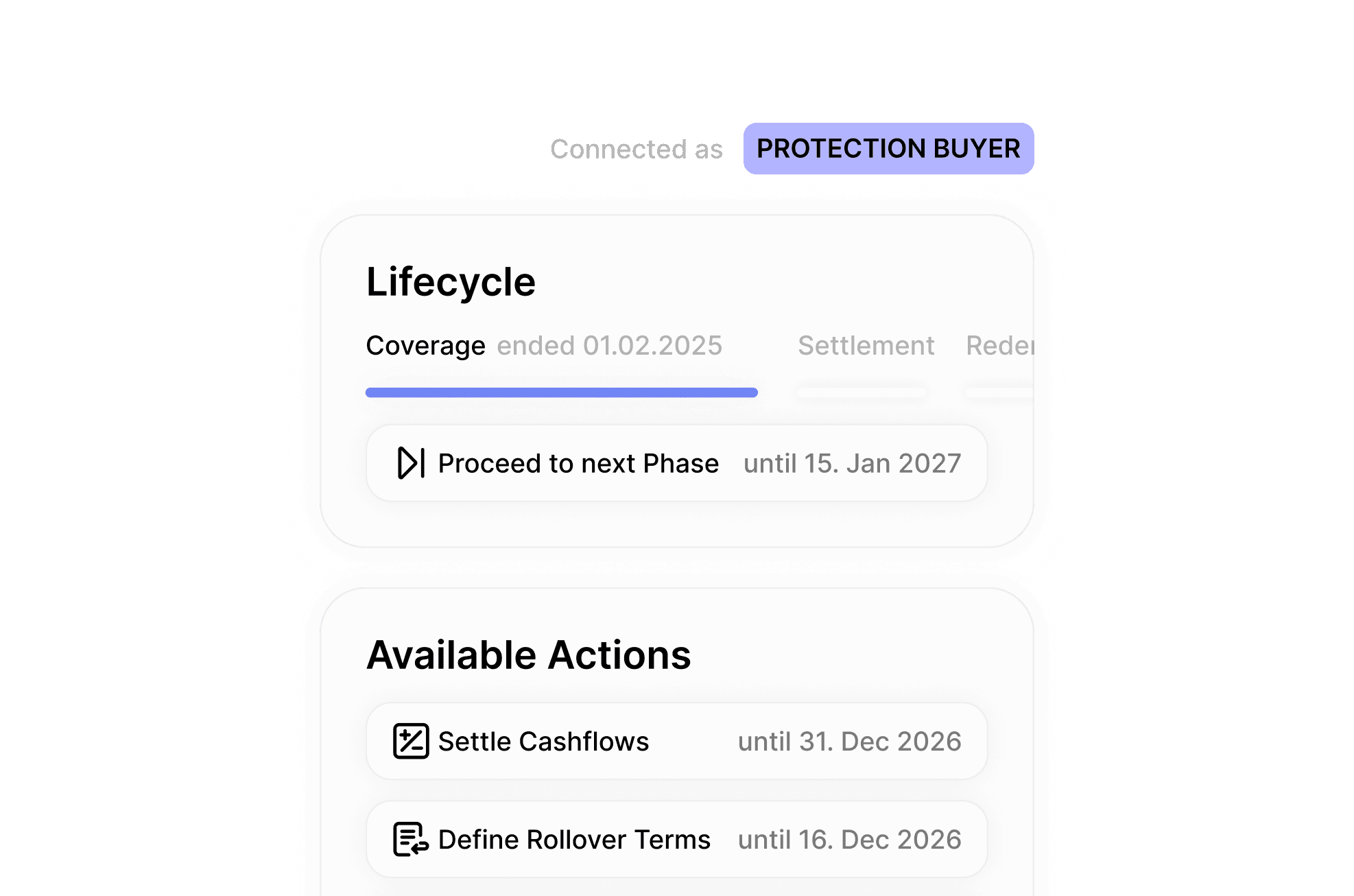 Role management interface